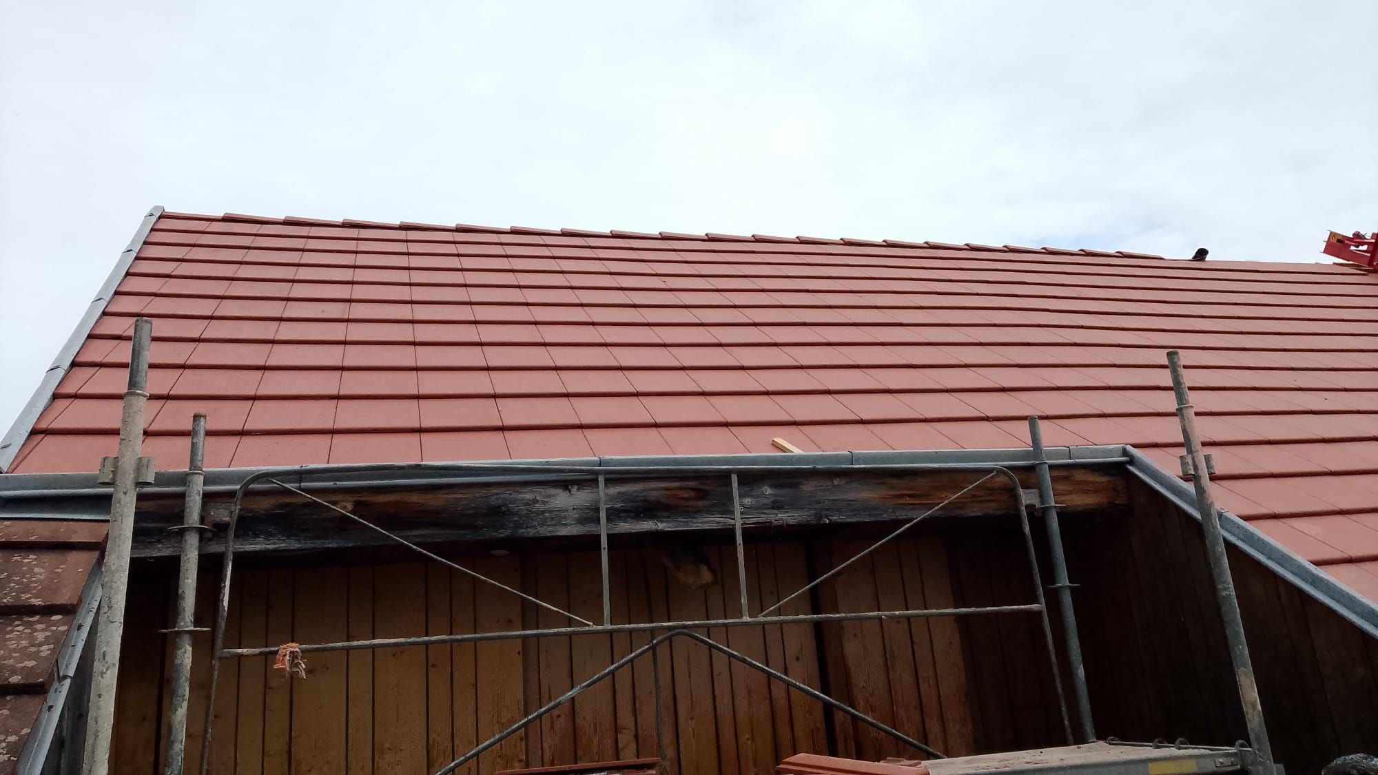 Chantier de couverture neuve